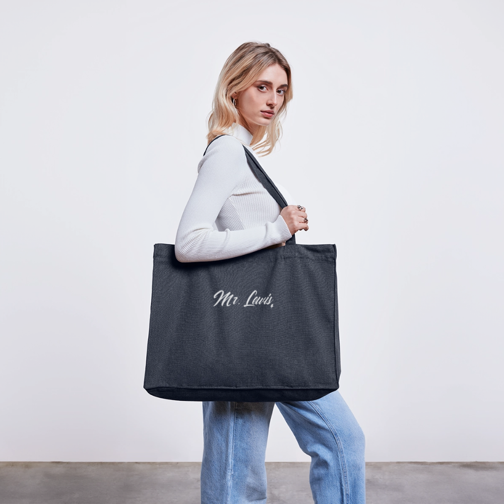 Charity Recycled Shopping Bag | BEDRUKT - midnight blue