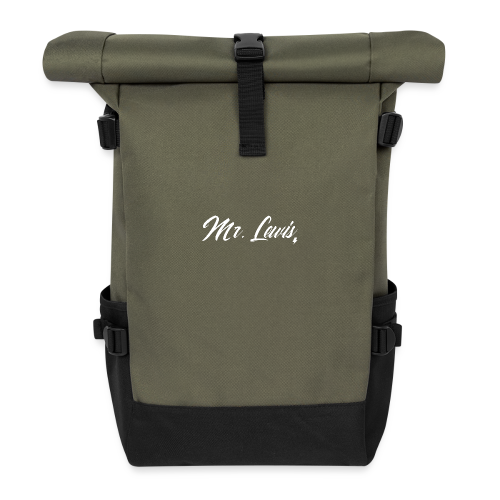 Charity Backpack | BEDRUKT - olive/black