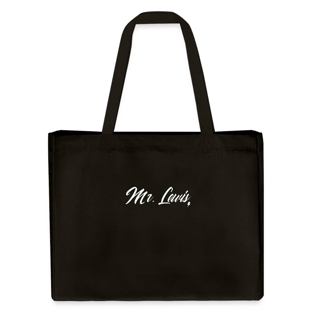 Charity Recycled Shopping Bag | BEDRUKT - black