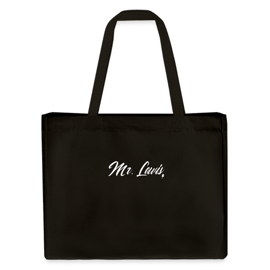 Charity Recycled Shopping Bag | BEDRUKT - black