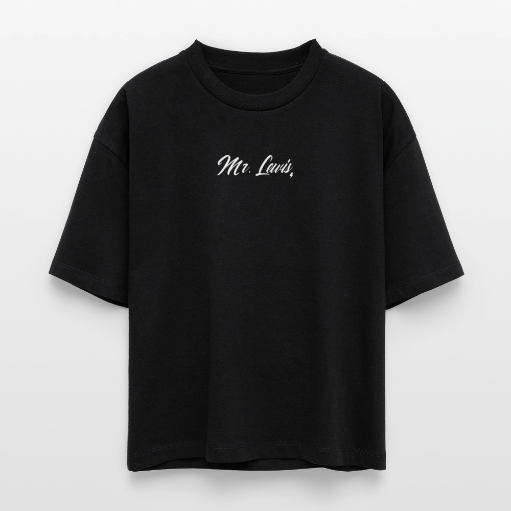 Charity Vrouwen Boxy T-Shirt  | BEDRUKT - black