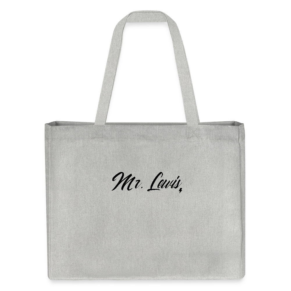 Charity Recycled Shopping Bag | BEDRUKT - heather grey