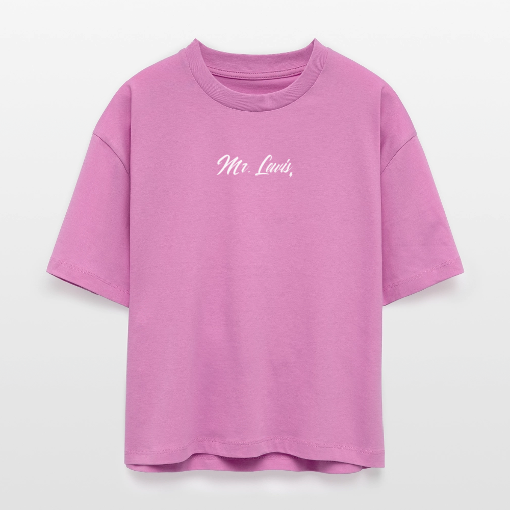 Charity Vrouwen Boxy T-Shirt  | BEDRUKT - pink