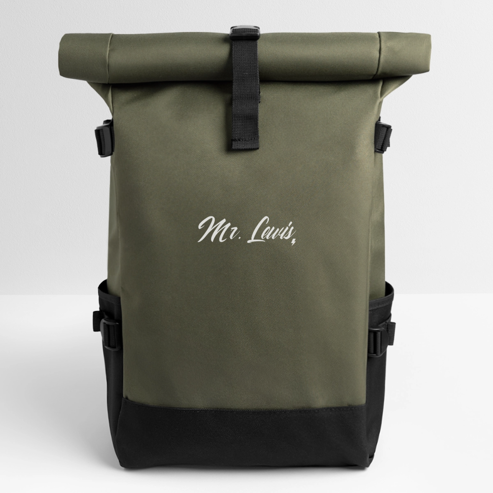 Charity Backpack | BEDRUKT - olive/black