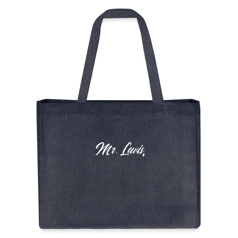 Charity Recycled Shopping Bag | BEDRUKT - midnight blue